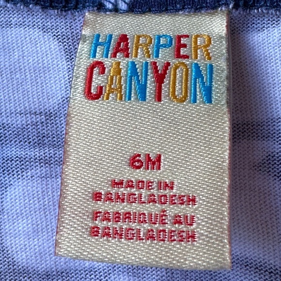 Bundle of 2 Harper Canyon Snap Button Footies size 6 Months - Picture 9 of 11